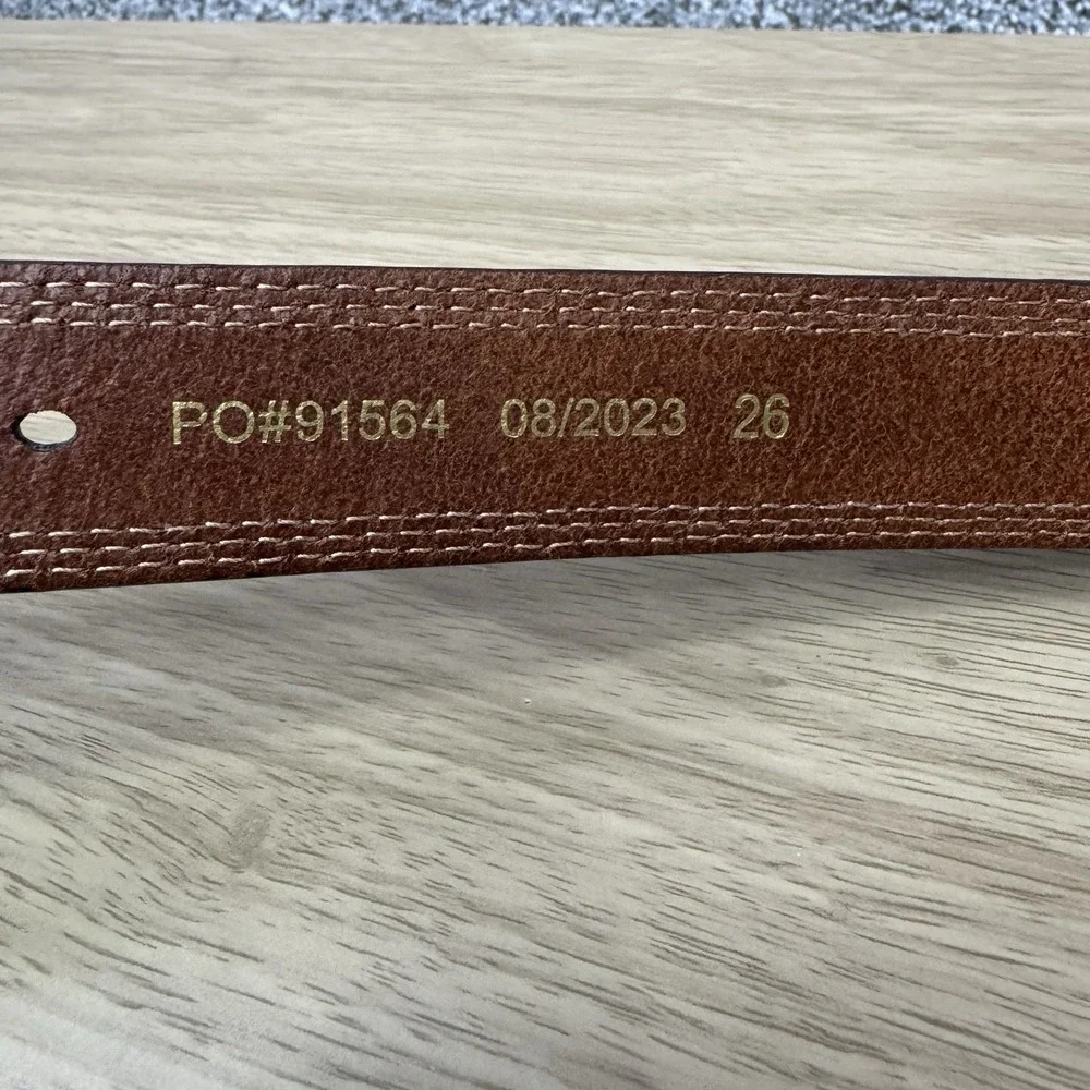 Ariat Rodeo Champion Belt Boys Size 26 Genuine Leather A1305802 No Buckle Youth
